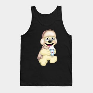 A cold bear with a hot drink Tank Top